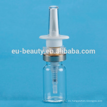 Fruncido en la botella de pulverizador nasal 10 ml para uso médico
